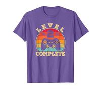 2e Anniversaire de Mariage 2 Ans de Mariage Level 2 Complete T-Shirt, Homme, Violet Chiné, 3XL