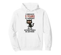 2e Anniversaire de Mariage, I Survived 2 Years of Marriage Sweat à Capuche
