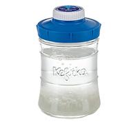 2ème bouteille de fermentation avec couvercle bleu pour conserver et boire du lait et de l'eau kéfir (900 ml)