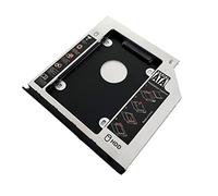 2ème Disque Dur HDD SSD Caddy Adaptateur pour HP Elitebook 2530p 2540p avec Cadre Façade + Support en métal