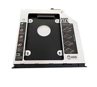 2ème Disque Dur HDD SSD Caddy Adaptateur pour HP Elitebook 2560p 2570p avec Cadre Façade + Support en métal