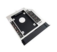 2ème Disque Dur HDD SSD SATA Optique Baie Cadre Caddy pour Lenovo IdeaPad V110-15isk V110-15ikb avec façade et Support en métal