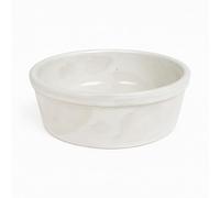 2ème et 3ème choix Article - Marchandise B&C - Kerazo 3,8 litres Gamelle pour chien 28 x 11 cm, en céramique lourde, blanc (2ème choix - Marchandise B)