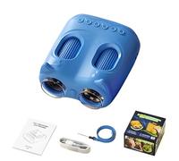 2en1 Microscope Numérique pour Enfants et Télescope - 2 inch 4K IPS Screen 1000X Magnification with 8 LED Lights|Rechargeable Science Exploration Kit for Outdoor Learning,Nature Study for Ages 3+ (C)