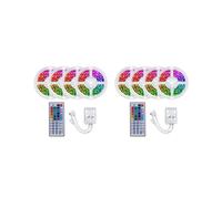 2Ensemble Bande Lumineuse LED Flexible 20M RVB 3528 1200LEDs avec Télécommande à 44 Touches pour Chambre Toussaint Noël