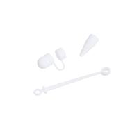 2Ensembles Coques Silicone Blanches Pour Stylet Pencil Durables