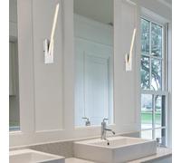 2er Ensemble LED Mur Lampes Sommeil Clients Chambre Cristal Spot Bâton Lumières