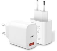 (2er Pack) 20w Fast Charger For Iphone, Pd3.0 Usb-C Ac Plug With 2m Usb C To Light-Ning Cable For Iphone 14 Pro Max/14 Plus/13 12 11 Se Mini X Xs Xr Ipad