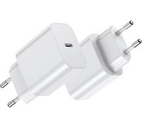 2er-Pack 20w Usb C Charger, Power Supply Adapter Designed For A-Pple, Fast Usb C Plug Compatible With I-Phone 16/15/14/13/12 Plus Pro Max, Air-Pods I-Pad, Samsung Galaxy S24/23/22
