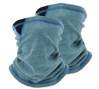 2er Pack Thermo Winter Loop Schal, Halswärmer Gaiter für Herren und Damen, Dehnbarer Schlauchschal, Winddichter Nackenwärmer für Laufen, Wandern, Radfahren, Skifahren, Motorrad - Türkis