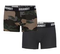 2er Paquet Brandit Boxer Logo Homme Short Rétro Slip Lot S-3XL