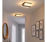 2er Set Design Plafonds Lampes Sommeil Chambre Verre Spot Métal Lumières Braun