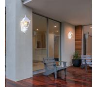 2er Set LED Extérieur Mur Lumières Façades Alu Lampes Terrasse Cour Lanternes