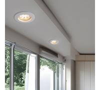 2er Set LED Plafond à Encastrer Spot Titan Lumières Bureau Lampes Intérieur