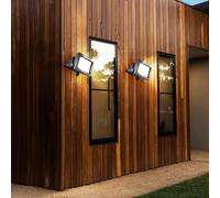 2er Set Maison Mur Luminaire LED Lumière Extérieure Mobile Entrée Éclairage 10W