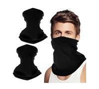 2er Set Multifunction Tisch Schlauchschal für Herren | Étanch au vent, élastique et anti-UV couture | Idéal pour le cyclisme, le ski, la moto et la course à pied | Thermal Neckwarmer für Outdoor-Akti