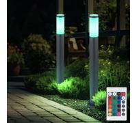 2er Set RGB LED Extérieur sur Pied Lumières Télécommande Jardin Lampes Dimmable