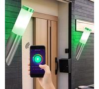 2er Set Smart RGB LED Mur Lampes Jardin Façades Entrée Lumières Google Alexa