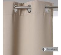 2er-Set Verdunkelungsvorhänge - beige - 135x240 cm - Atmosphera créateur d'intérieur
