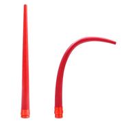 2er-Set Verlängerungsdüsen für Dichtstoffkartuschen, 28 cm lange Adapter mit geraden und abgewinkelten Spitzen, Kunststoffverlängerungen zum Abdichten von Türen und Fenstern,