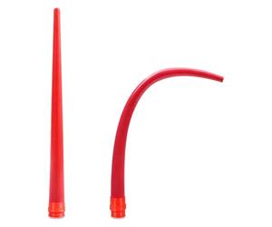 2er-Set Verlängerungsdüsen für Dichtstoffkartuschen, 28 cm lange Adapter mit geraden und abgewinkelten Spitzen, Kunststoffverlängerungen zum Abdichten von Türen und Fenstern,