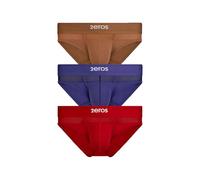 2Eros - sous-vêtement Slips Hommes - Morpheus Brief Multipack Brown + Purple +Red - Taille M