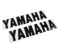 2EXTREME 2 autocollants Yamaha pour moto 32 cm - Noir - Autocollants pour voiture et scooter - Pour réservoir, carénage, pare-brise - Décoration tuning pour voiture, cyclomoteur, scooter - Look sport