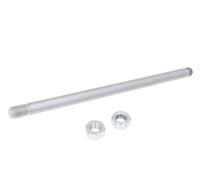 2EXTREME Axe de roue arrière oscillant 12 mm x 240 mm compatible pour Derbi Senda 00- Aprilia RX SX D50B0 06-