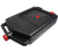 2EXTREME Bac de récupération de 10 litres noir, huile et essence compatible avec voiture, moto, scooter, quad, universel