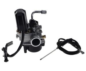 2EXTREME carburateur 17,5 millimètres, starter compatible avec Sfera, Storm | Kit carburation SPORT, raccords huile et dépression; prise électrique à vérifier, compatible avec PIAGGIO Diesis 50, Fly 50