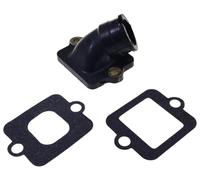 2EXTREME Collecteur d'admission avec joint STANDARD pour Piaggio 50 cc 2 temps - Compatible avec NRG Power, TPH, Zip, Gilera Runner, Ice, Aprilia SR50 - Passage de 21 mm, largeur de raccordement 23 mm