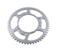2EXTREME Couronne 53 dents compatible avec Aprilia SX SM 50, RX 50 D50B0 | Moto à vitesses; diamètre intérieur 105 millimètres; entraxe 125 millimètres; compatible avec Derbi Senda SM X-Treme 50 EBE