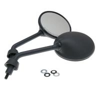 2EXTREME Lot de 2 rétroviseurs courts noirs M8 compatible pour Vespa GTS, GTV, LXV
