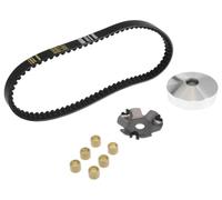 2EXTREME Variateur et courroie compatibles avec PEUGEOT Squab, TKR, Trekker | Ensemble: moteur vertical de 50 centimètres cubes, élément 17,5 par 765 millimètres, sans filetage de bridage; pour Vivacity