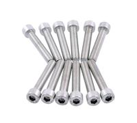 2EXTREME Vis M7x40 six pans en acier lot de 12 pour moto scooter quad atelier mécanique réparation fixation boulonnerie filetage clé Allen