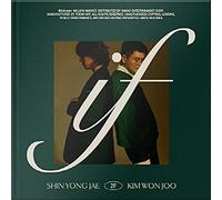 2F - 2F SHIN YONG JAE & KIM WON JOO [ IF ] 1st Mini Album. 1ea CD+36p Photo Lyrics Book+1ea Double Side Track List Board