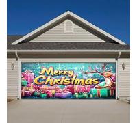 2Faites une déclaration festive ce Noël avec notre bannière de garage parfaite pour célébrer la saison des fêtes ! (188,97 x 82,67 pouces) (C, A)