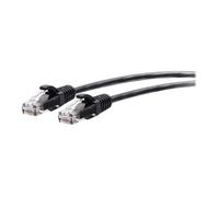 2ft (0.6m) Cat6a Snagless Unshielded (UTP) Slim Ethernet Network Patch Cable - Black - Cordon de raccordement - RJ-45 (M) pour RJ-45 (M) - 60 cm -