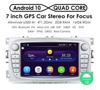 2G 16G Autoradio GPS Stéréo Pour Ford Mondeo S-max Focus C-MAX Galaxy Fiesta transit Fusion Connect kuga Android 7 ""Head Unit WIFI