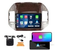 [2G 64G] Android Car Stereo FM Radio Carplay Android Auto 9" Touchscreen Headunit Media Player with Backup Camera pour Mitsubishi Pajero V73 2004 2005 2006 2007 2008 2009 2010 2011