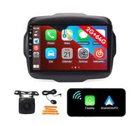 [2G 64G] Android Car Stereo FM Radio Carplay Android Auto 9" Touchscreen Headunit Media Player with Backup Camera pour Jeep Renegade 2016 2017 2018 2019 2020
