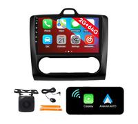 [2G 64G] Android Car Stereo FM Radio Carplay Android Auto 9" Touchscreen Headunit Media Player with Backup Camera pour Ford Focus 2004 2005 2006 2007 2008 2009 2010 2011 at