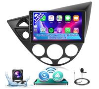 [2G+64G] Hikity Autoradio Android 15 pour Ford Focus MK1 C170 1998-2004(Guide de Sinistra),Carplay sans Fil Android Auto 9 Pouces Écran Tactile avec GPS, WLAN, Bluetooth, Mirror Link, FM/RDS, MIC