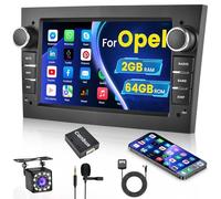 [2G+64G] Inefala Android 15 Autoradio pour Opel Corsa Astra Antara Vectra Meriva Vivaro avec Mirror Link, 7" Écran Tactile, GPS, WiFi, FM/RDS Radio, HiFi, Mic, Caméra de Recul