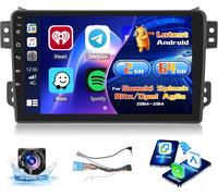 2g+64g Radio For Suzuki Splash Ritz/Opel Agila 2004-2014, 9'' Android Screen With Wireless Carplay/Android Auto Link Mirror Gps Radio Fm/Rds Eq Wifi Bluetooth 26 Ui Swc Dual Usb Input