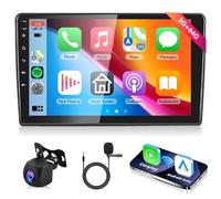 2G+64G sans Fil Carplay Android 13 Autoradio 2 Din pour Toyota AURIS 2006-2011 avec Android Auto GPS Navi WiFi 10 Pouces Autoradio avec Mirror Link Bluetooth FM/RDS/EQ/Dab/OBD/DVR/SWC Caméra de Recul