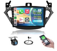 2G&64G VECHTEL 9" Autoradio pour Opel Corsa E 2015-2019/Opel Adam 2013-2016 avec Carplay Android Auto sans Fil,Android 15,Bluetooth FM/RDS Radio,EQ,Mirror Link,Navi Wi-FI/caméra de recul AHD