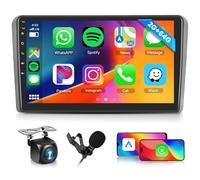 2GB 64GB Android Autoradio pour Audi A3 2003-2012/S3 8P 2006-2012/RS3 2011-2012 avec Carplay Android Auto, Hodozzy Écran Tactile 9 Pouces Stereo GPS Bluetooth WiFi, FM/RDS Poste Radio pour Audi A3