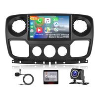 2GB+64GB Android Autoradio pour Renault Master 3 Opel Movano 2 Nissan NV400 2010-2021 Carplay Android Auto, Hodozzy Écran Tactile 10,1 Pouces, GPS WiFi, Bluetooth, FM/RDS Radio Voiture 2 Din + Caméra