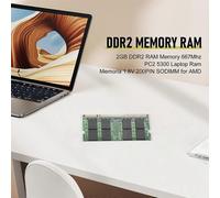 2GB DDR2 RAM Memory 667Mhz PC2 5300 Laptop Ram Memoria 1.8V 200PIN SODIMM compatible AMD